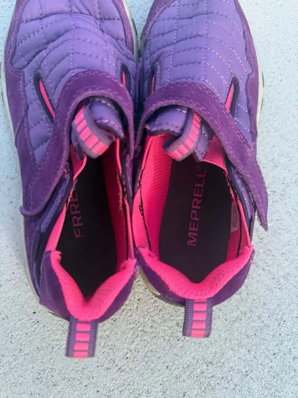 Merrell Free Roam Hut Moc Girls Purple Casual Shoes